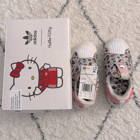 Adidas x Hello Kitty - Superstar 360 - size 9.5k toddler - Picture 7 of 9